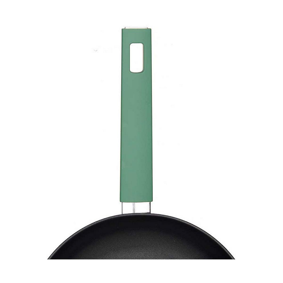 Sartén Antiadherente Negro Verde Ø 24 cm Aluminio