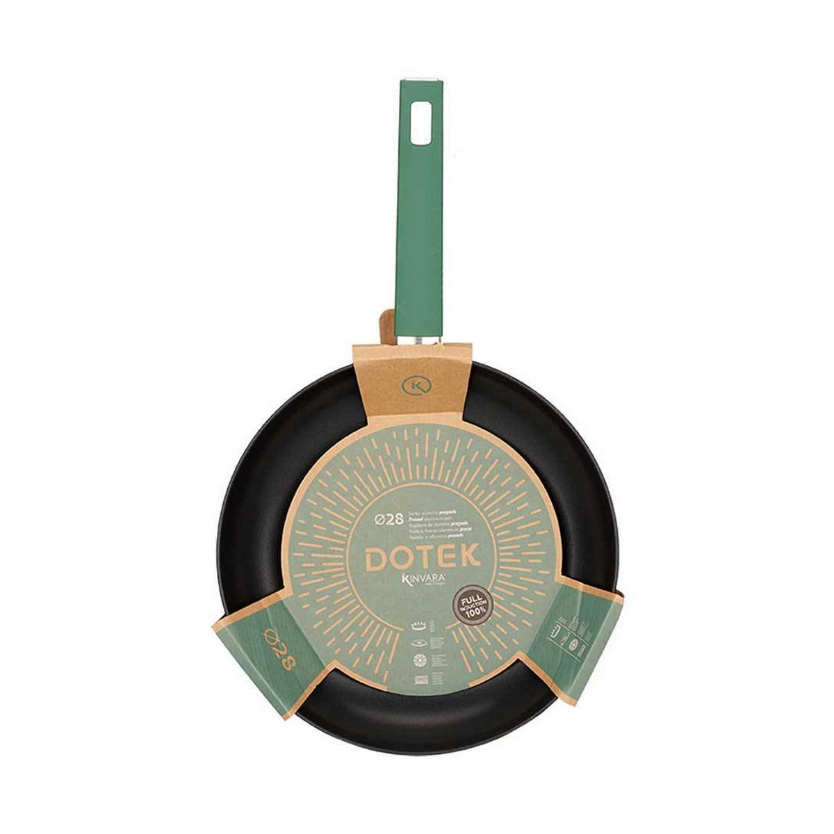Sartén Antiadherente Negro Verde Ø 28 cm Aluminio