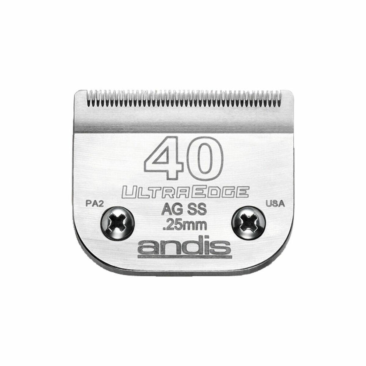 Recambio de Cuchilla para Afeitadora Andis S-40 Perro 0,25 mm