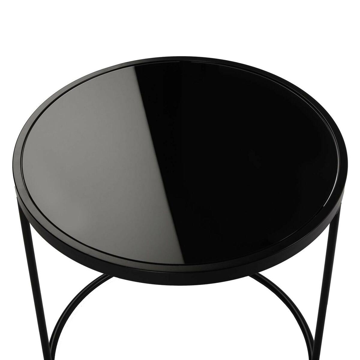Juego de 2 mesas Versa Negro 50 x 50 x 50 cm