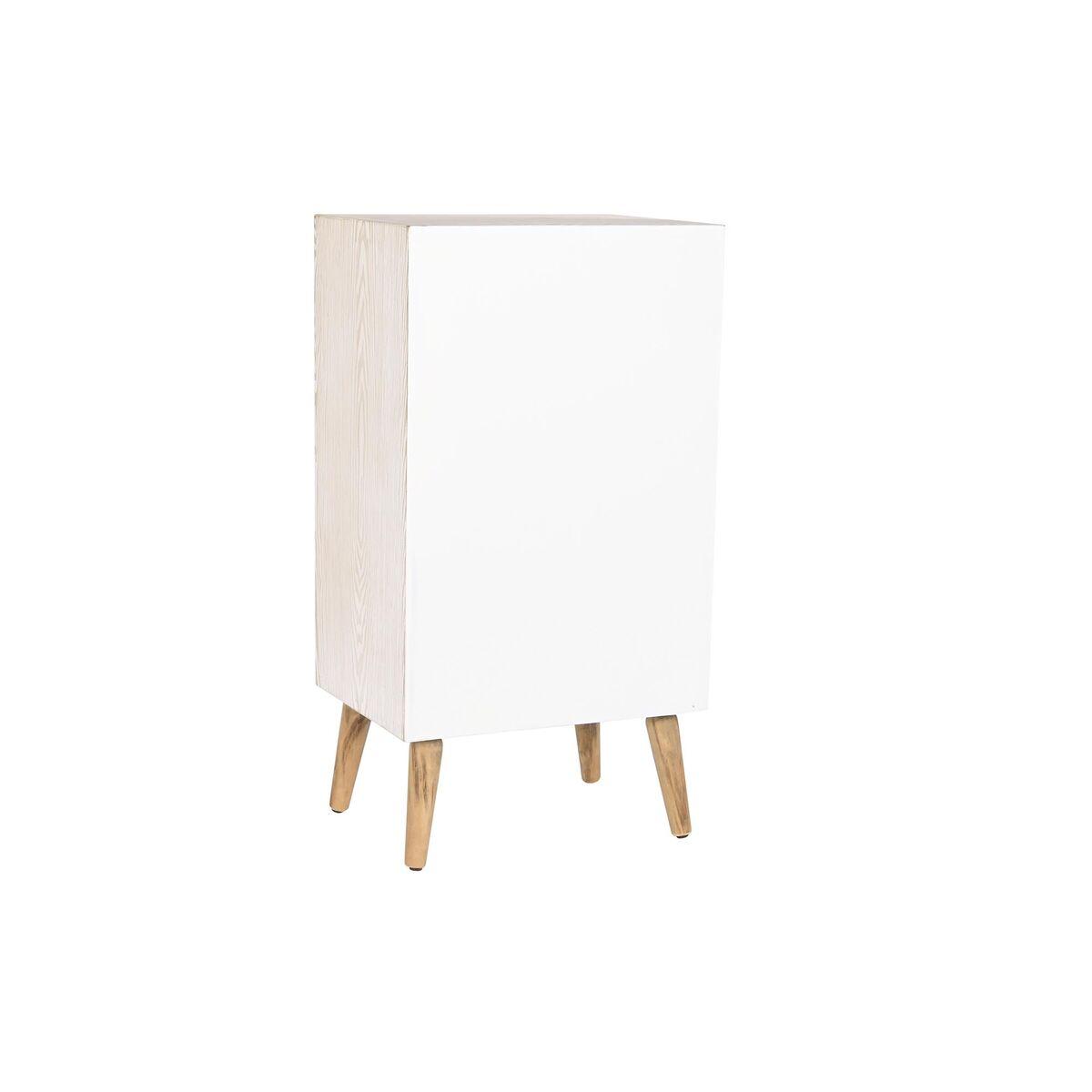 Cajonera DKD Home Decor Abeto Natural Algodón Blanco (48 x 35 x 89 cm)