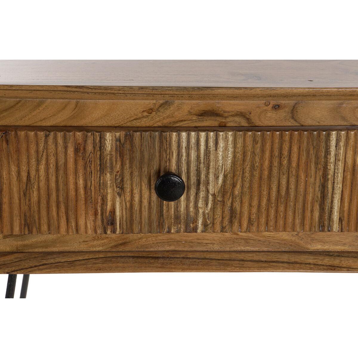 Recibidor DKD Home Decor Marrón Negro 118 x 40 x 77 cm