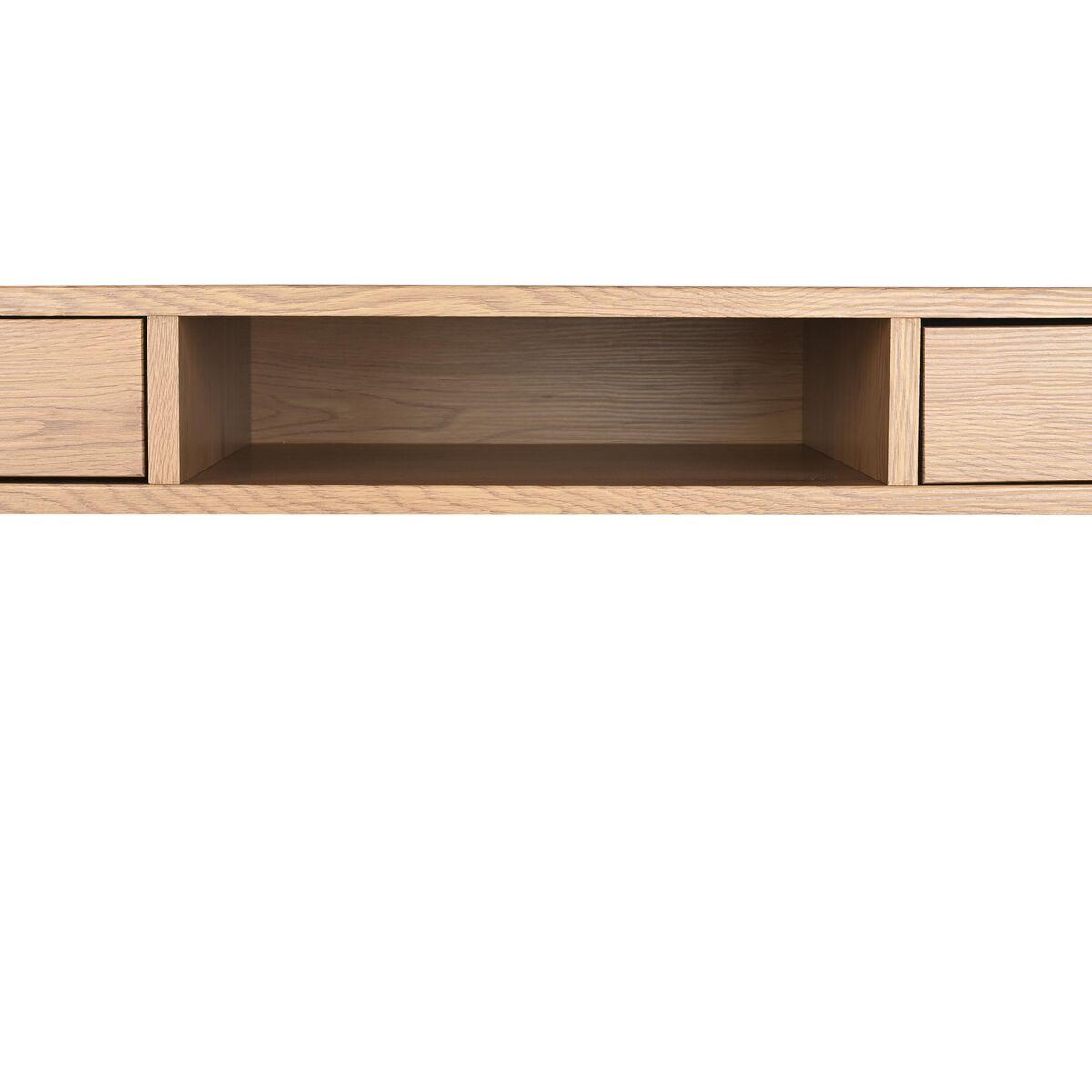 Escritorio DKD Home Decor Natural Metal Madera MDF 120 x 60 x 76 cm