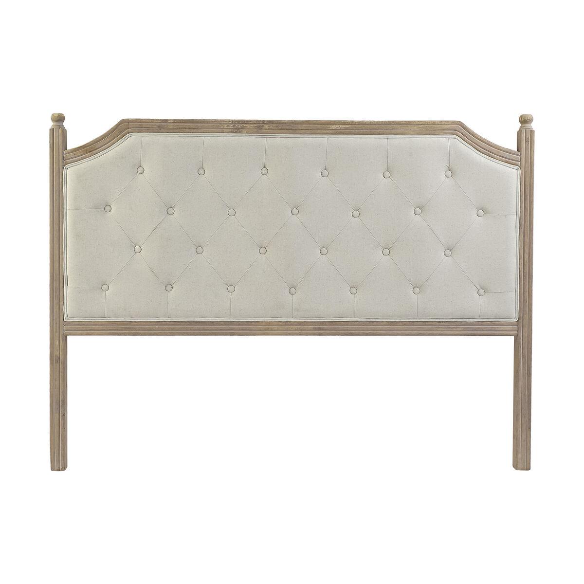 Cabecero de Cama DKD Home Decor 160 x 6 x 120 cm Natural Beige Madera de caucho