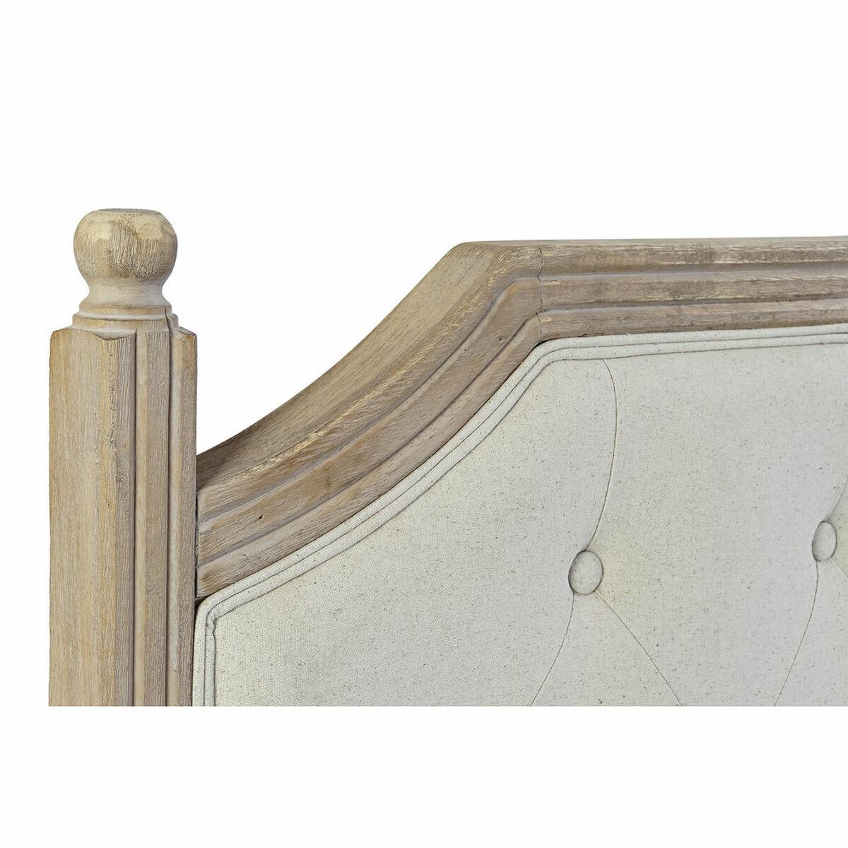 Cabecero de Cama DKD Home Decor 160 x 6 x 120 cm Natural Beige Madera de caucho