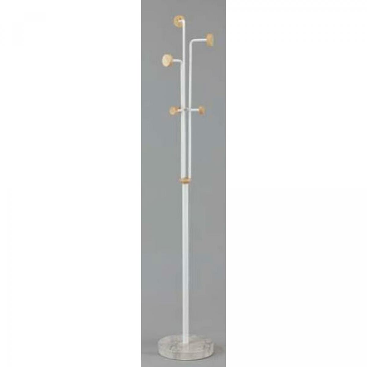 Perchero de Pie DKD Home Decor Natural Metal Madera Blanco (1 x 1 x 177 cm)