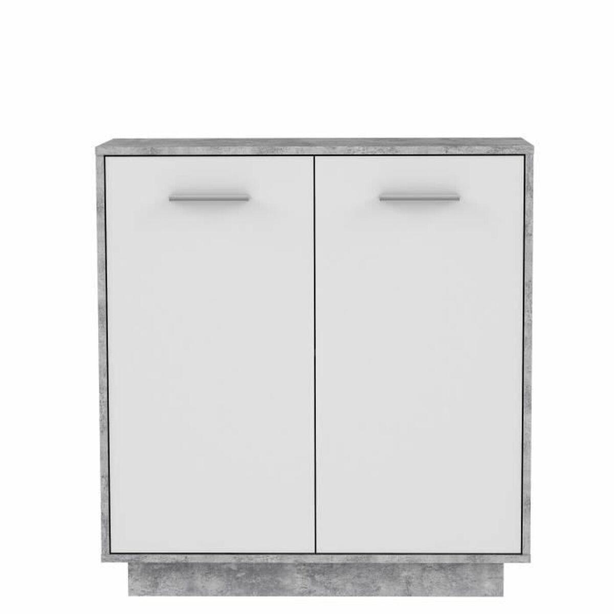 Mueble de almacenaje Blanco Gris claro 88,9 x 34,2 x 88,1 cm