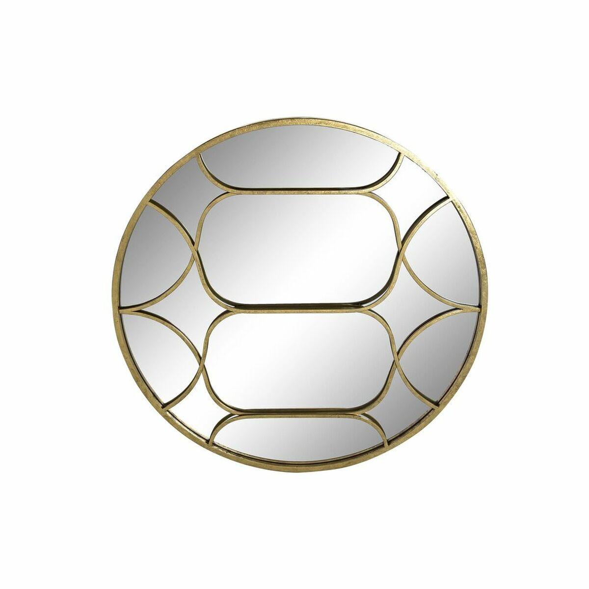 Espejo de pared DKD Home Decor Dorado Árabe 80 x 2,5 x 80 cm