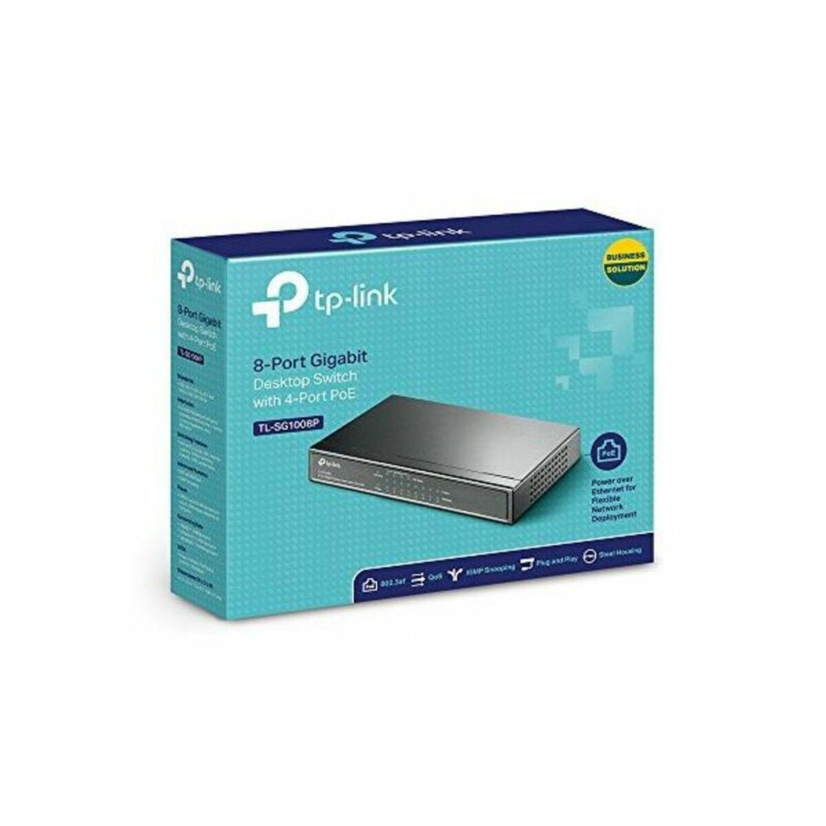 Switch de Sobremesa TP-Link TL-SG1008P Negro