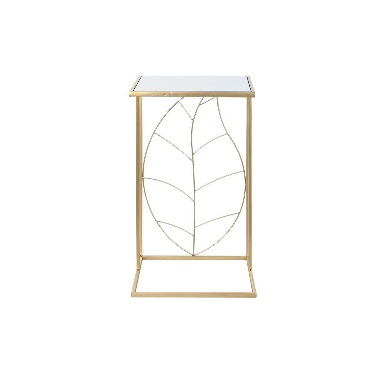 Juego de 2 mesas DKD Home Decor Dorado 37 x 37 x 65 cm