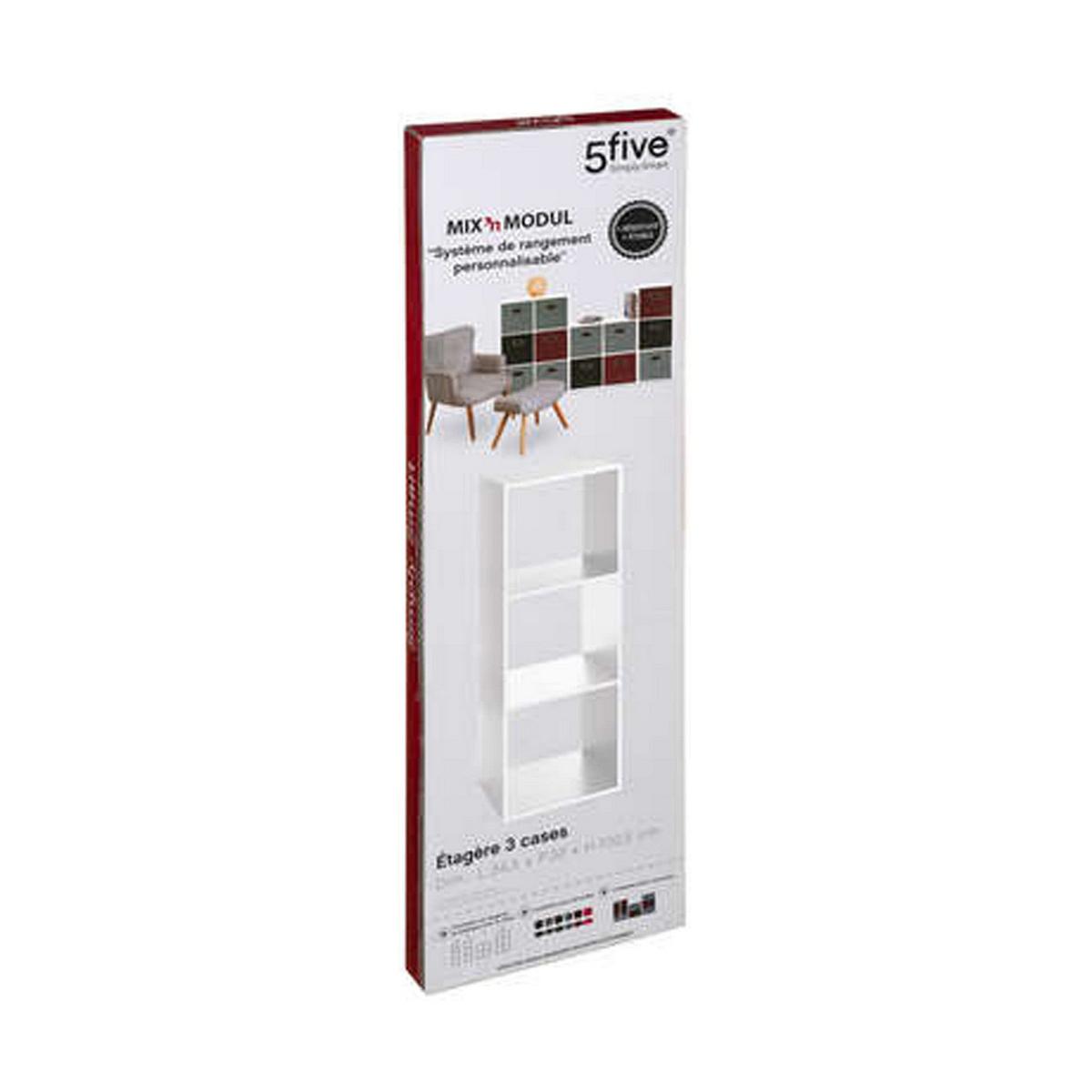 Estantería 5five Simply Smart Blanco Madera 34,4 x 32 x 100,5 cm