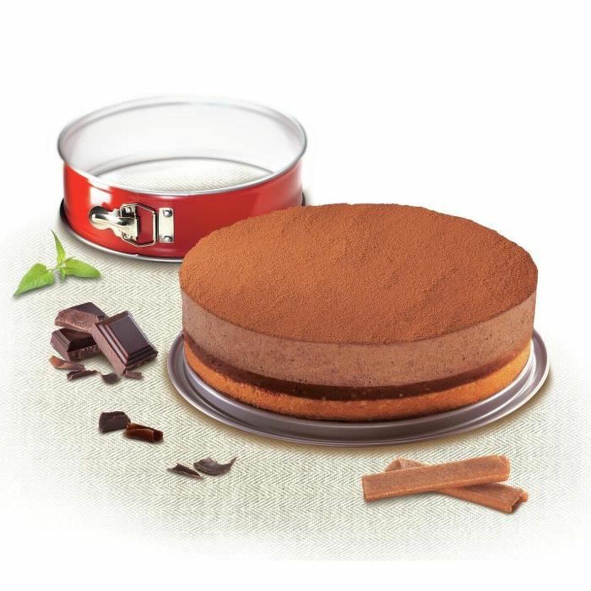 Molde Desmontable Tefal Rojo Metal Acero Ø 27 cm