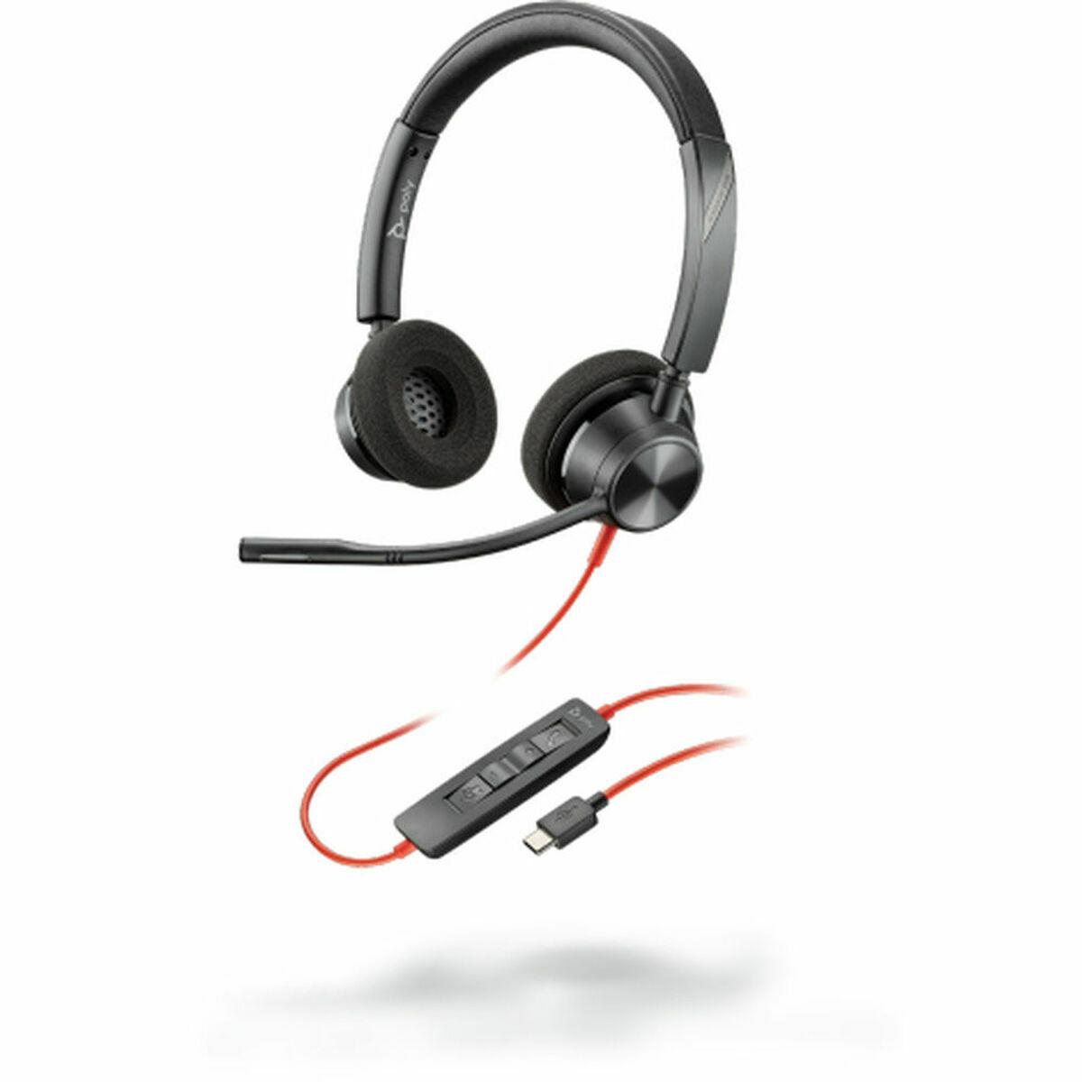Auriculares con Micrófono Poly Blackwire 3320 (Reacondicionado C)