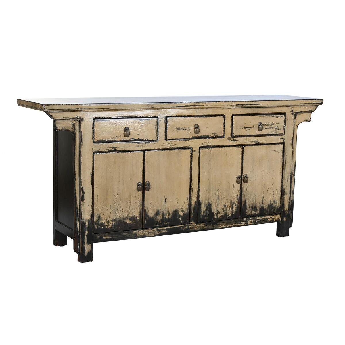 Aparador DKD Home Decor Madera de olmo Blanco Crema Marrón oscuro 176 x 42 x 83 cm