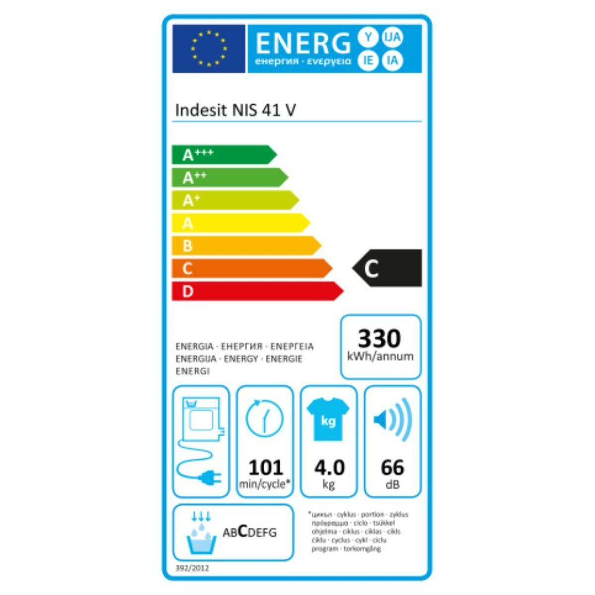 Secadora de condensación Indesit NIS41V 4 Kg Blanco