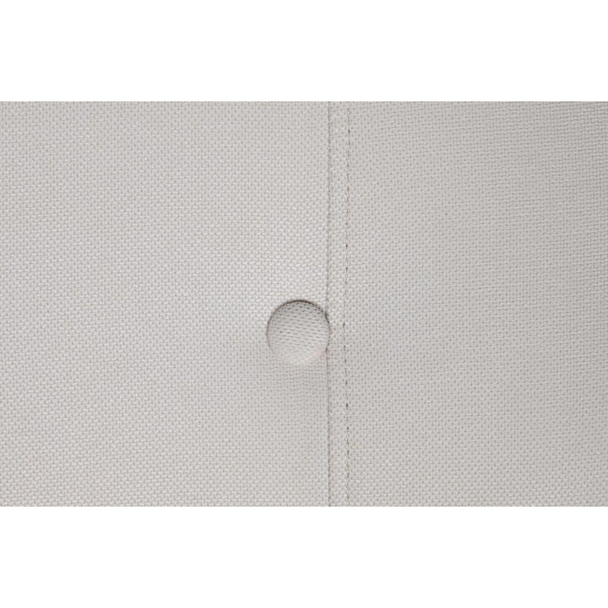 Sofá DKD Home Decor Natural Poliéster Madera de caucho Crema (172 x 82 x 82 cm)