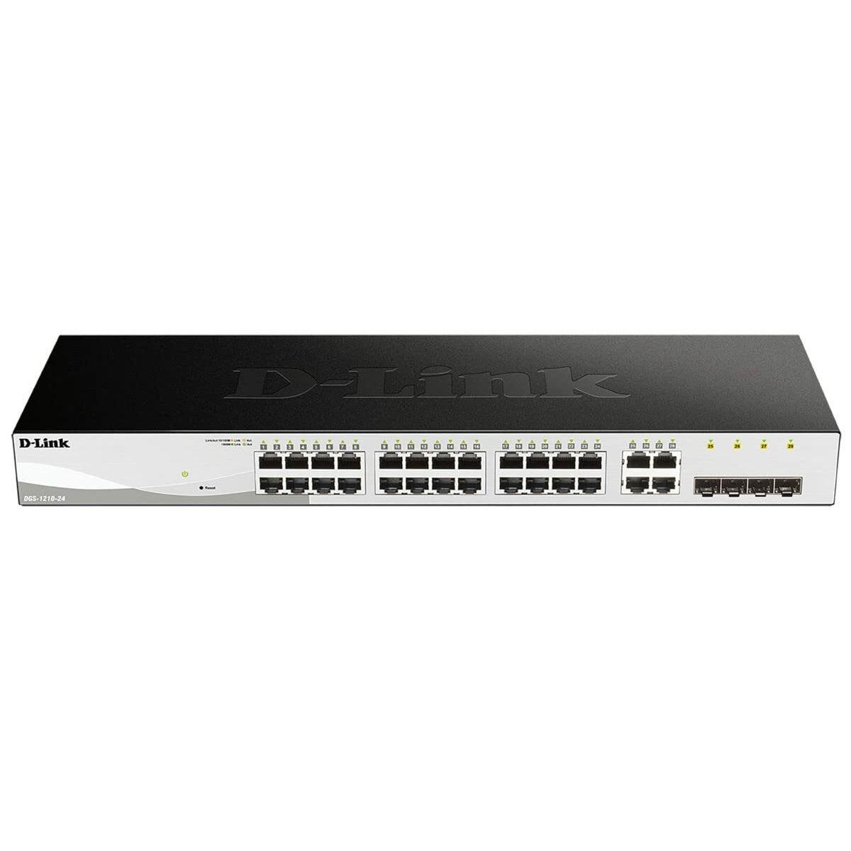 Switch D-Link DGS-1210-24/E Negro Ethernet LAN 10/100/1000 24 x RJ45