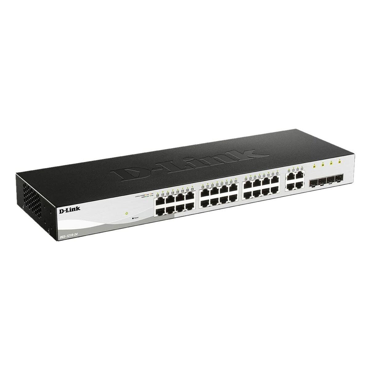Switch D-Link DGS-1210-24/E Negro Ethernet LAN 10/100/1000 24 x RJ45