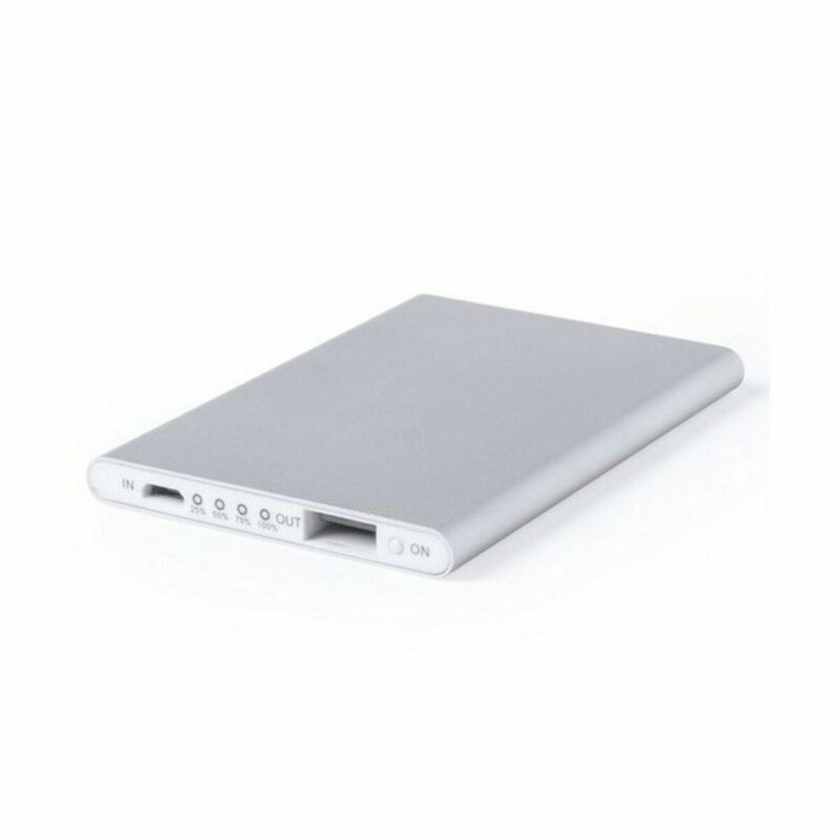 Power Bank Extraplano con Micro USB 145538 (25 Unidades)
