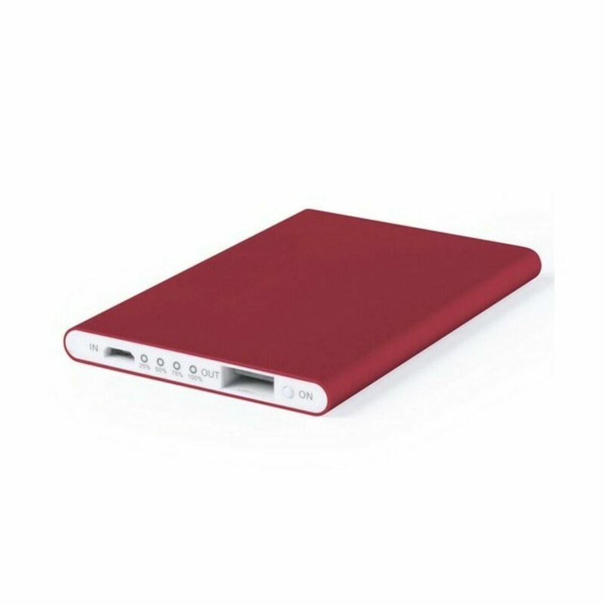 Power Bank Extraplano con Micro USB 145538 (25 Unidades)