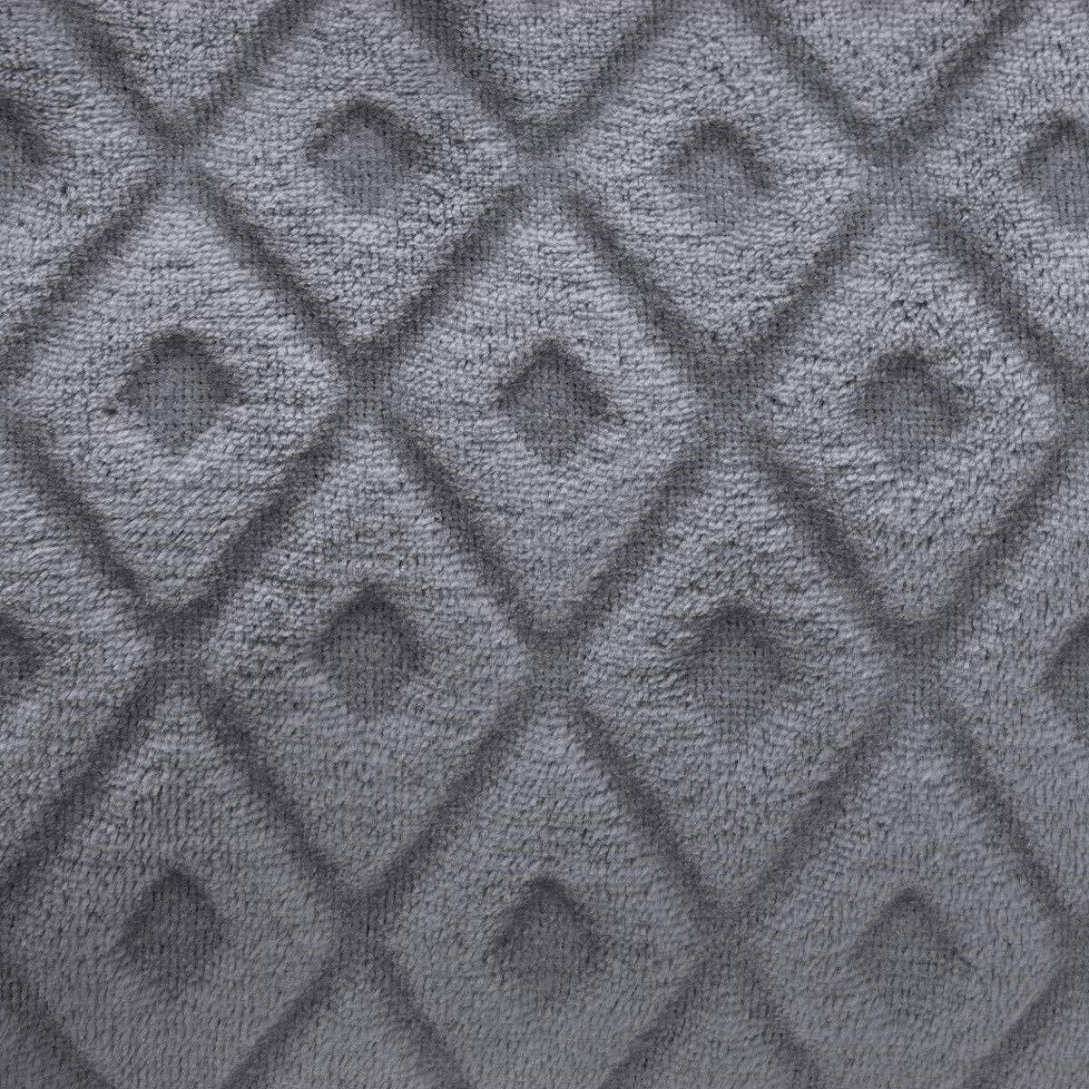 Manta Atmosphera Plaid Winter Rhombus Gris (230 x 180 cm)