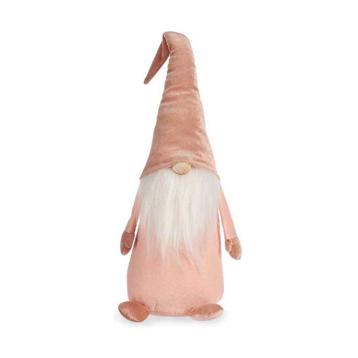 Figura Decorativa Gnomo Rosa Madera Arena 14 x 48 x 17,5 cm
