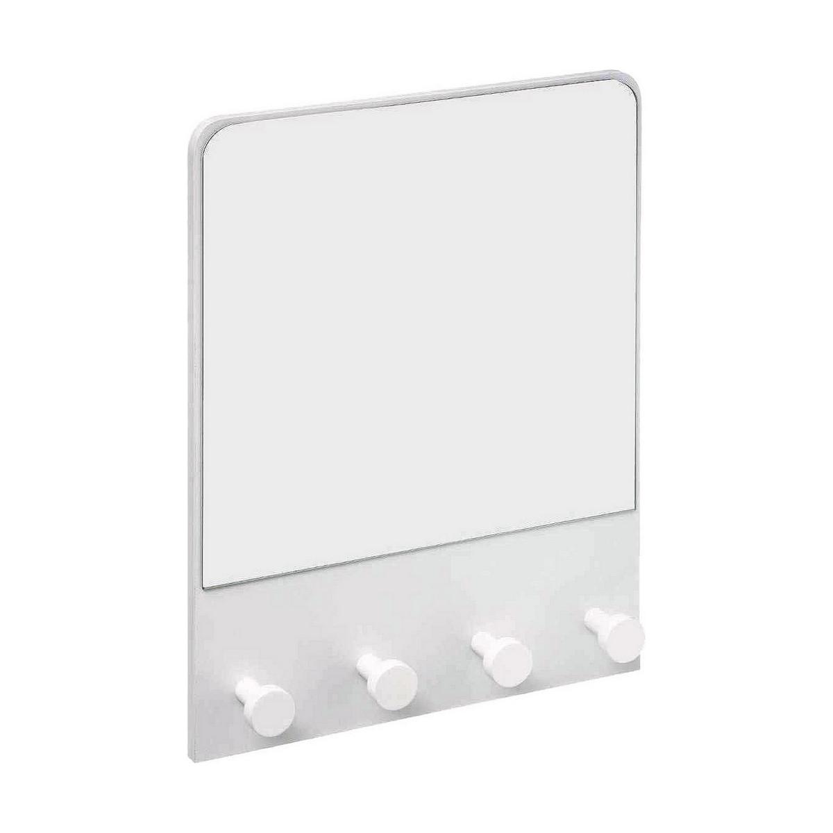 Espejo de pared 5five Simply Smart Blanco 50 x 37 x 6 cm Colgador