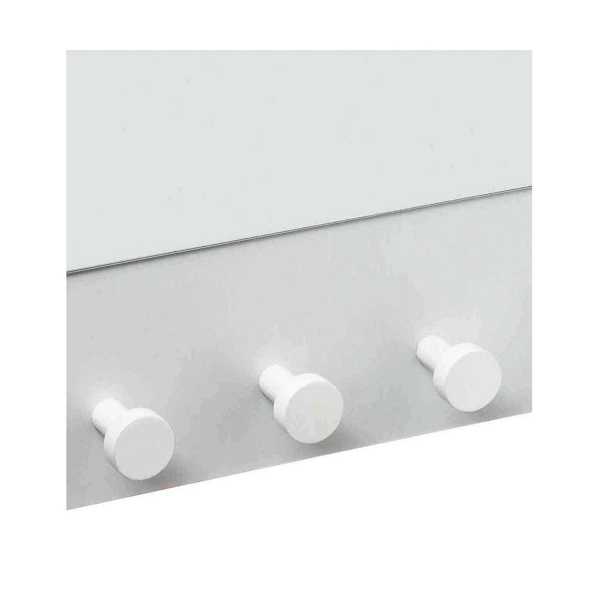 Espejo de pared 5five Simply Smart Blanco 50 x 37 x 6 cm Colgador