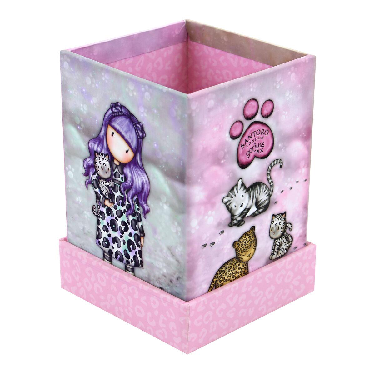 Portalápices Gorjuss Ruby wild Multicolor Cartón (8,2 x 11,2 x 8,2 cm)