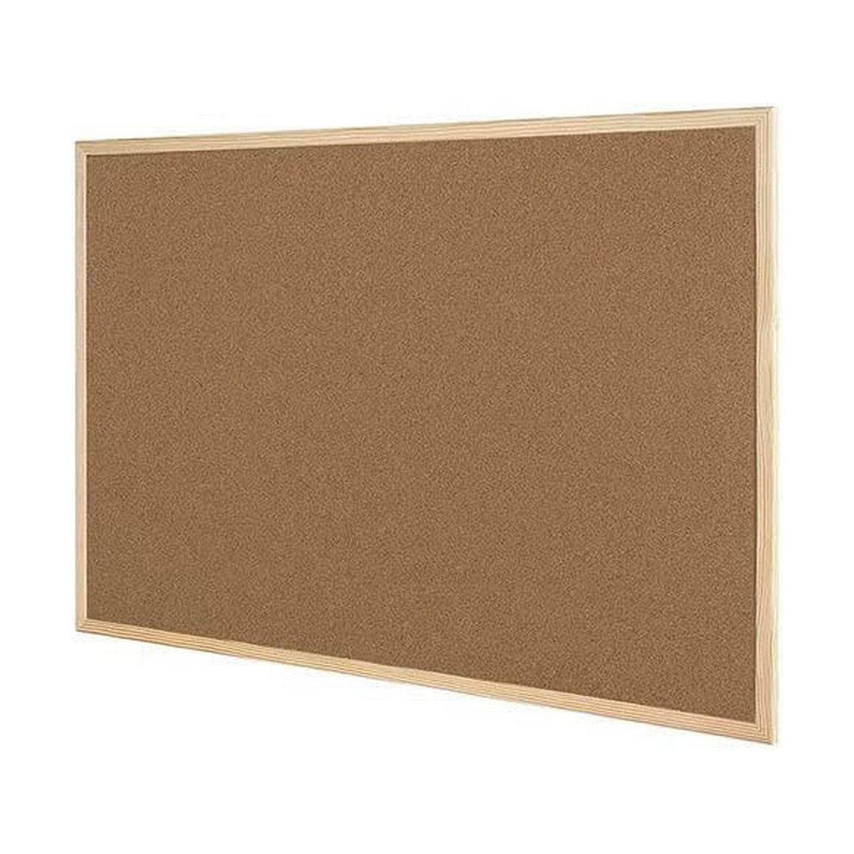 Pizarra Q-Connect Corcho Marrón (60 x 40 cm)