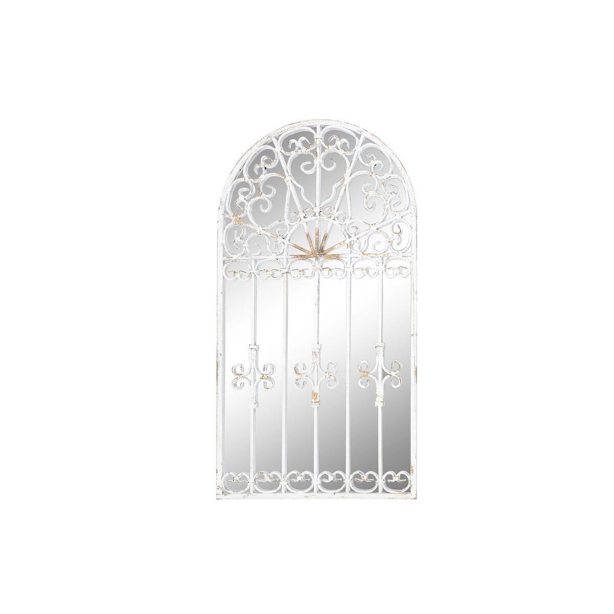 Espejo de pared DKD Home Decor Blanco Ventana 55 x 3 x 103,5 cm