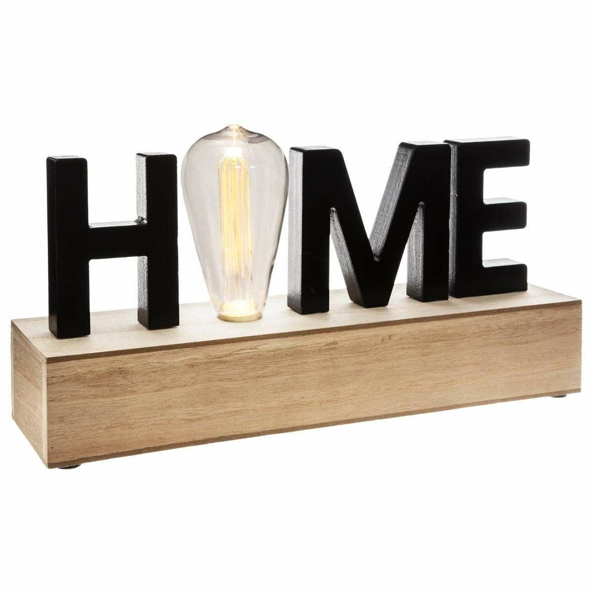 Figura Decorativa Atmosphera Home Luz LED (34 x 16 x 8 cm)