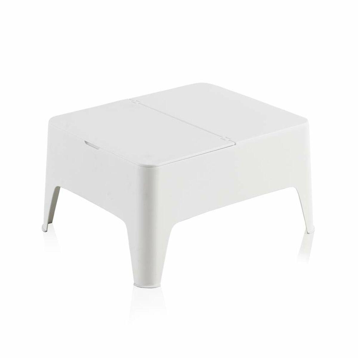 Mesa auxiliar SP Berner Alaska Blanco Plástico 58 x 48 x 30 cm