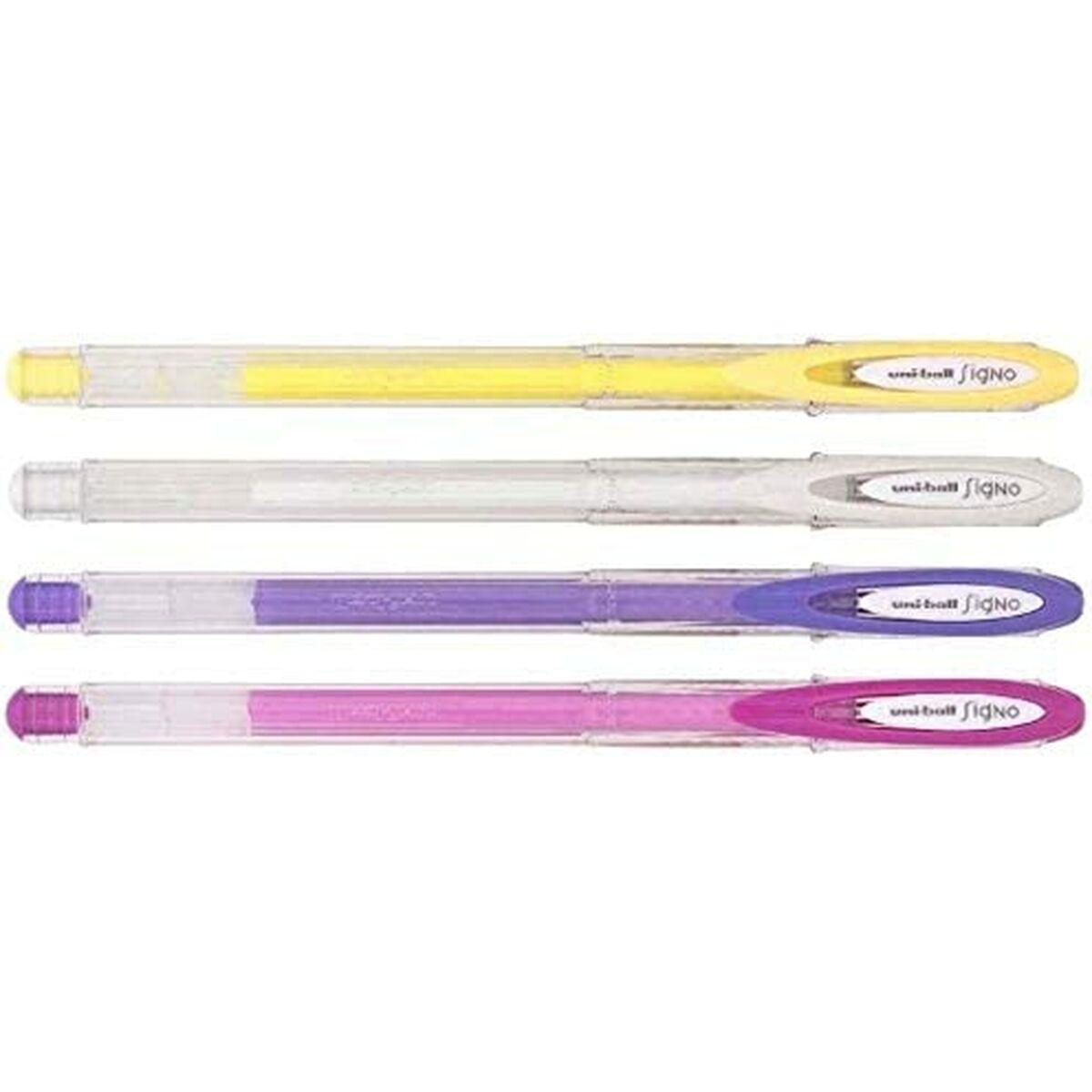 Set de Bolígrafos Uni-Ball Rollerball Signo Angelic Colour UM-120AC Multicolor 0,45 mm