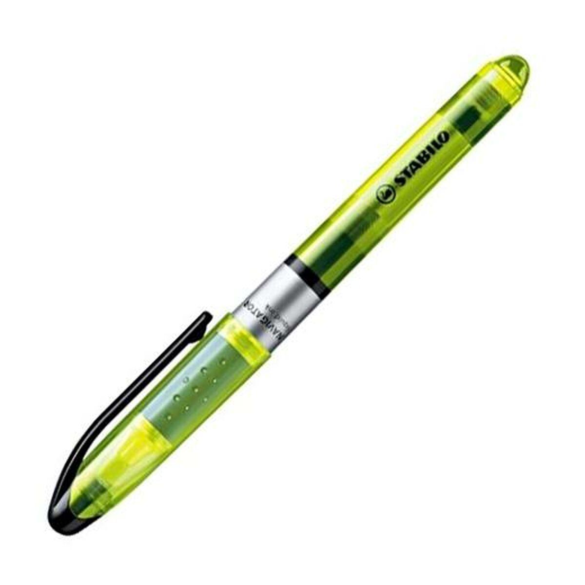 Marcador Fluorescente Stabilo Navigator Amarillo 10 Piezas (1 unidad)