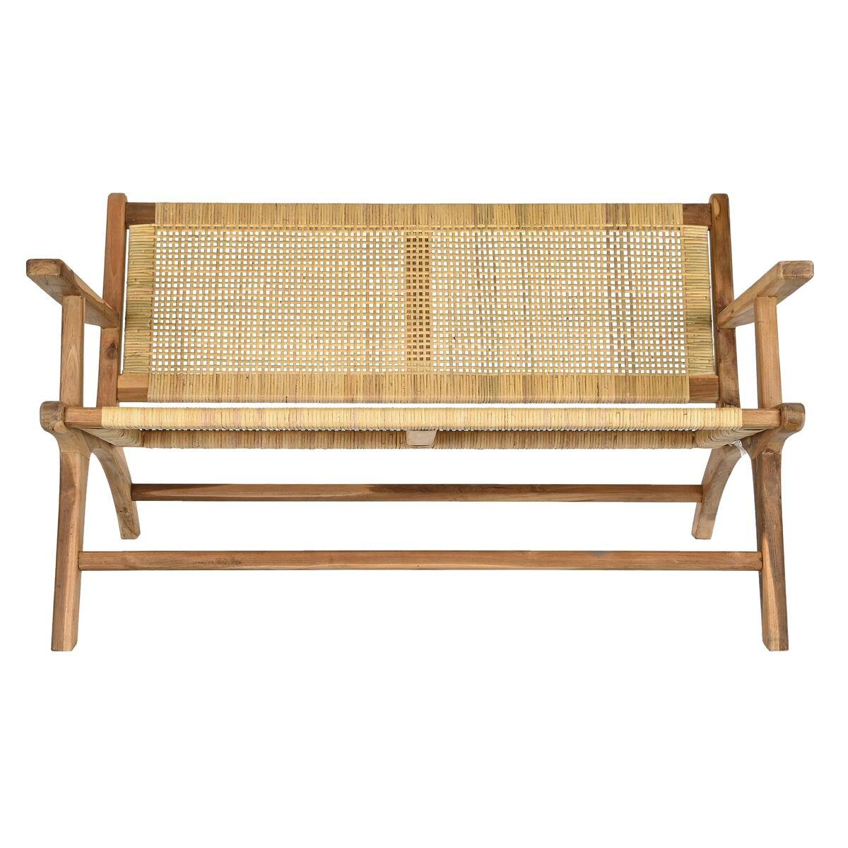 Banco DKD Home Decor Marrón Natural 120 x 76 x 68 cm