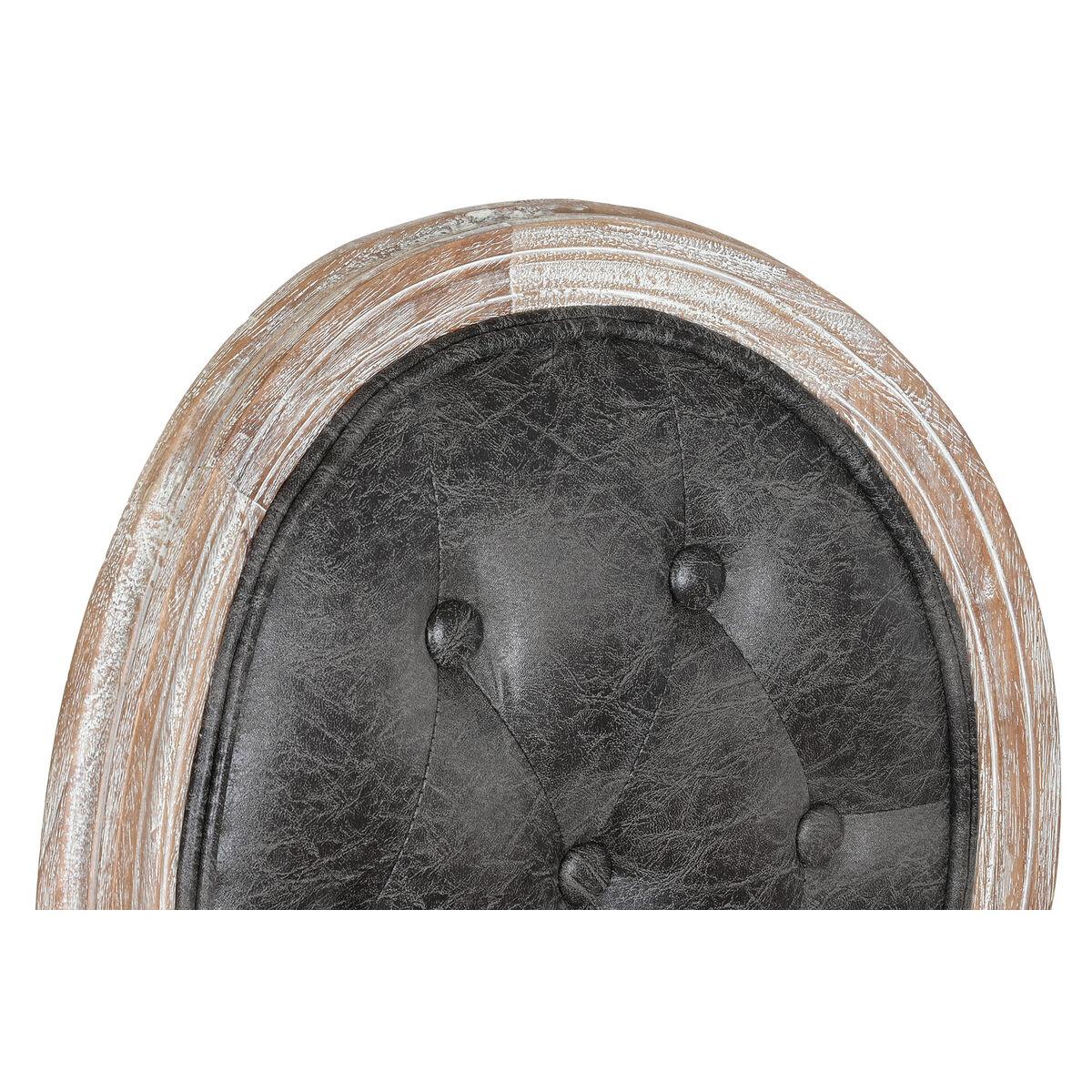 Silla de Comedor DKD Home Decor Negro Marrón oscuro 52 x 50 x 88 cm