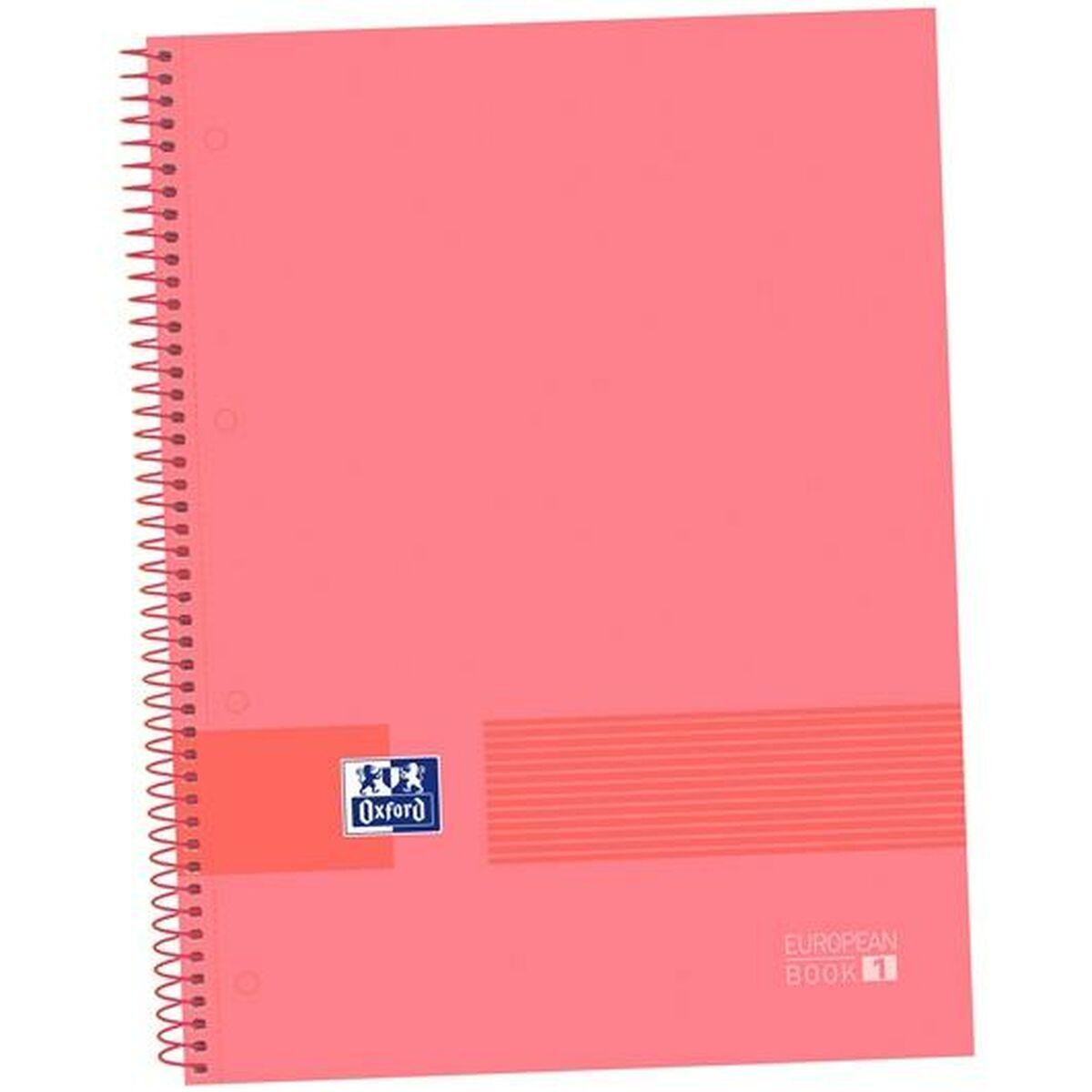 Cuaderno Oxford &You Rosa Sandía A4 A4+ 80 Hojas 5 Piezas