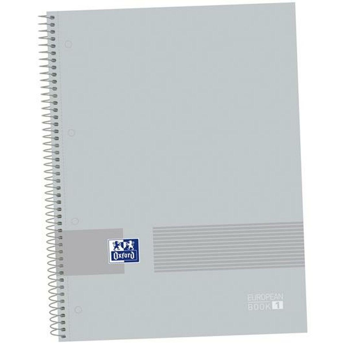 Cuaderno Oxford &You Gris A4 A4+ 80 Hojas 5 Piezas