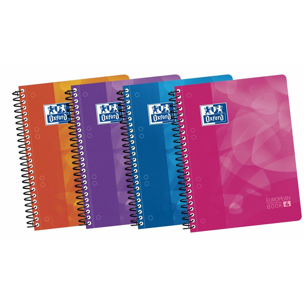 Cuaderno Oxford Multicolor A5 A5+ 120 Hojas 5 Piezas