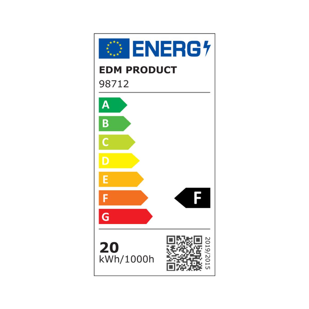 Bombilla LED EDM 98712 F 20 W 180 W E27 2100 Lm Ø 6,5 x 12,4 cm Ø 5,9 x 11 cm (4000 K)