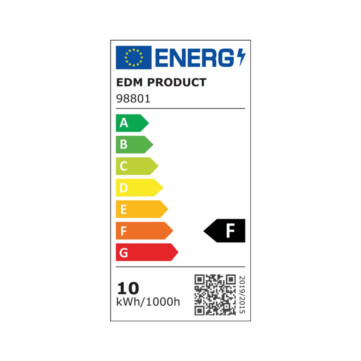 Bombilla LED EDM 98801 F 60 W 10 W E27 810 Lm 932 Lm 12 x 9,5 cm (3200 K)