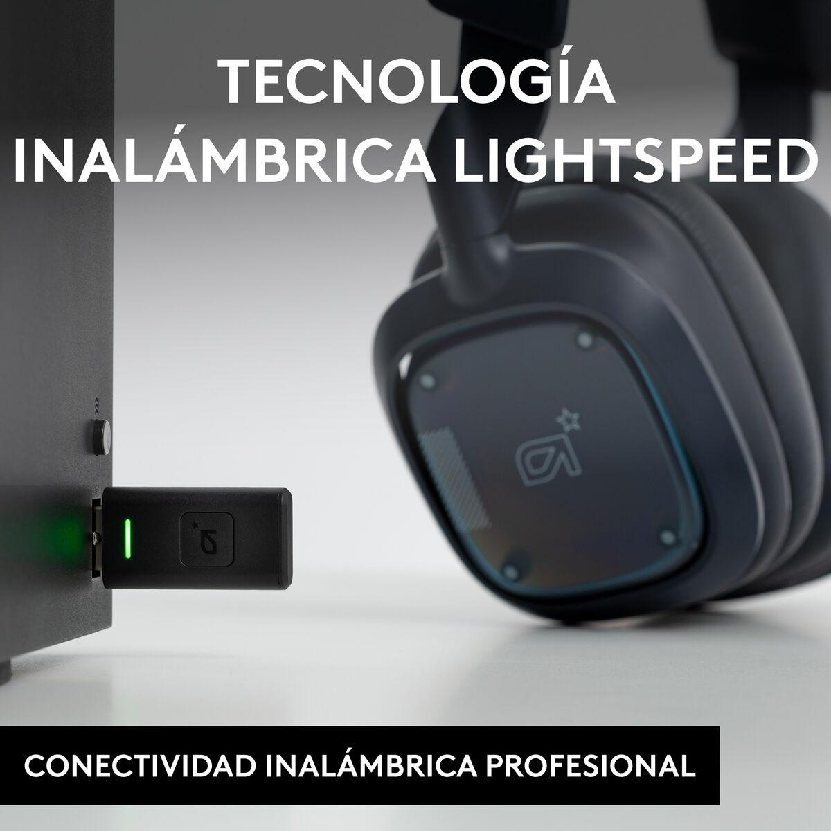 Auriculares con Micrófono Logitech A30 Negro