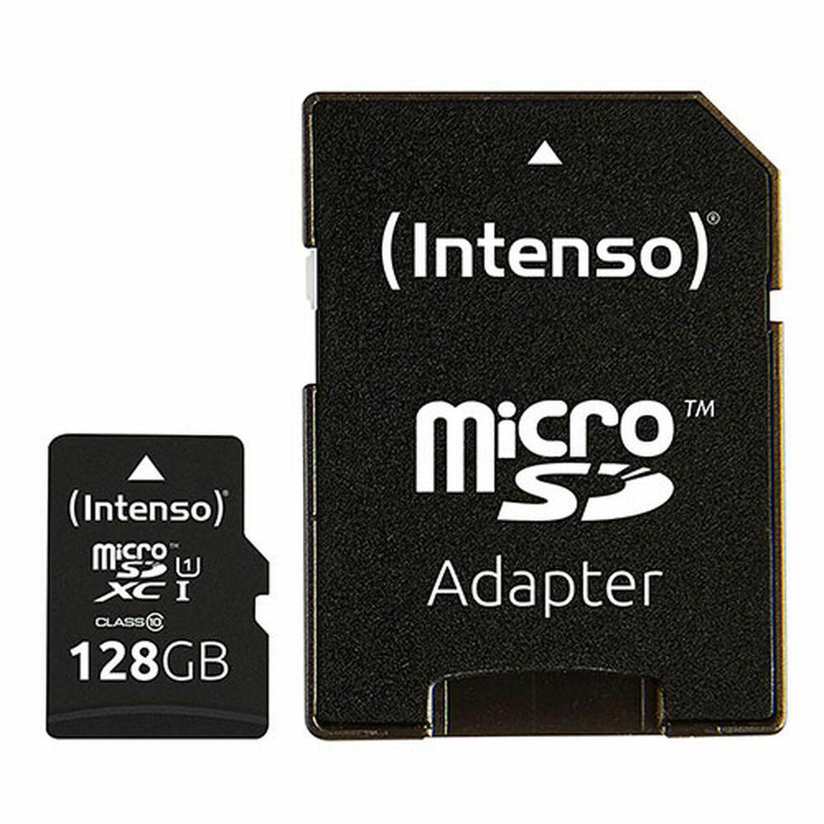 Tarjeta de Memoria Micro SD con Adaptador INTENSO 128 GB 128 GB