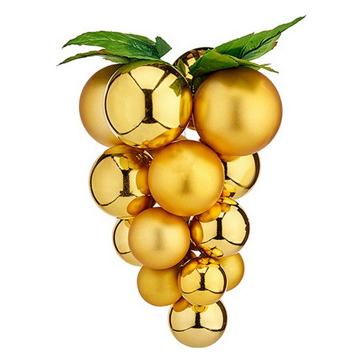 Bola de Navidad Krist+ 01856 Dorado Plástico Uvas