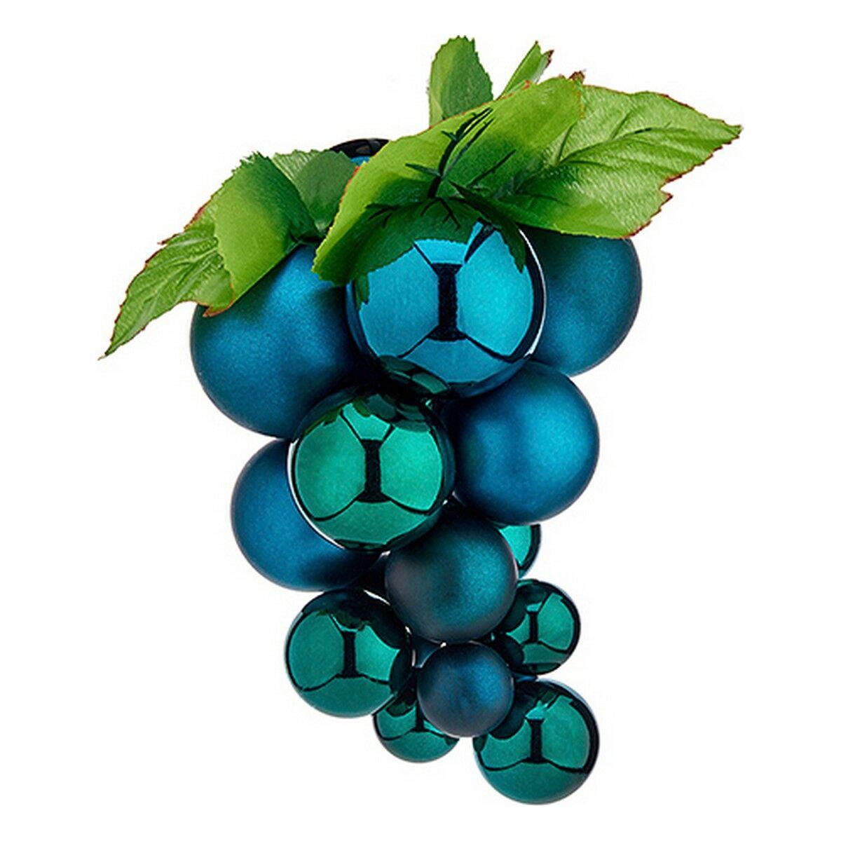 Bola de Navidad Krist+ 01832 Azul Plástico Uvas Pequeño