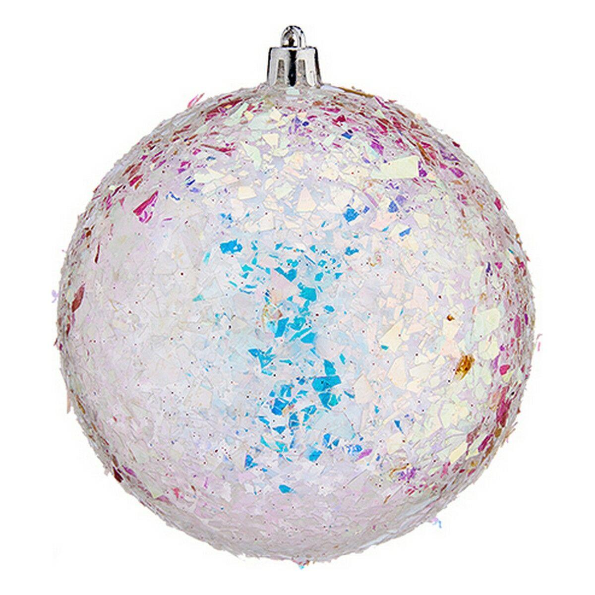Bolas de Navidad Krist+ 00989-7 Plateado Ø 10 cm 6 Unidades