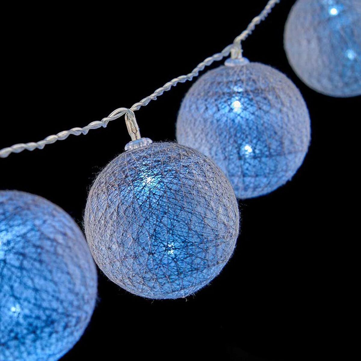 Guirnalda de Bolas LED Ø 6 cm 2 m Gris