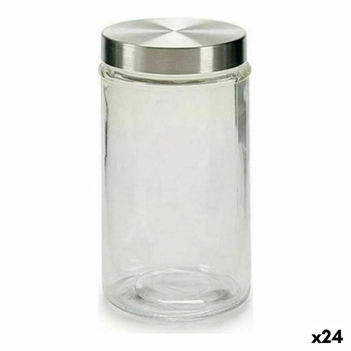 Bote Vivalto CWCX07A-7/DH6 Transparente Plateado 1 L (24 Unidades)