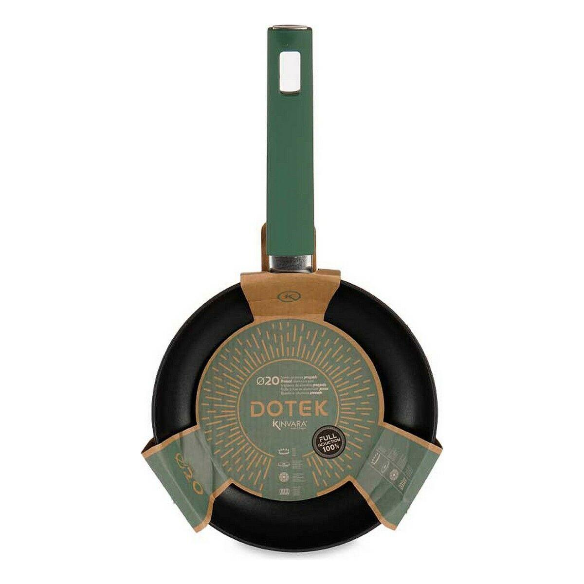 Sartén Antiadherente Dotek Ø 20 cm Negro Aluminio Verde
